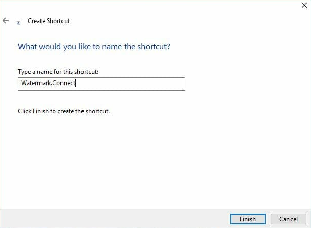 Adding 'Send to Watermark Connect' 5