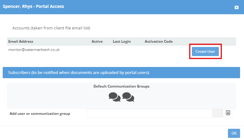 Creating a User Portal 5