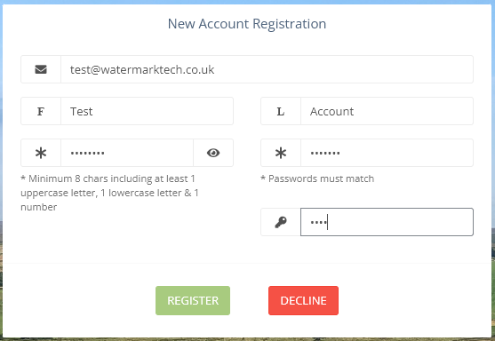 Adding a new User 6