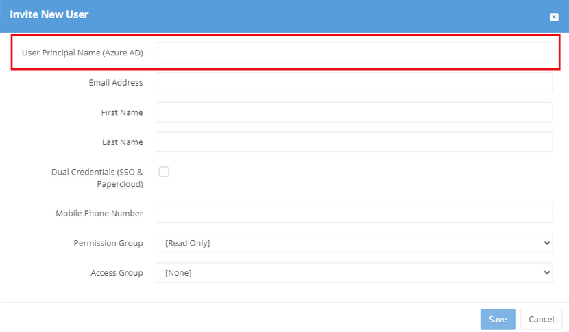Adding a new user with Azure AD 4