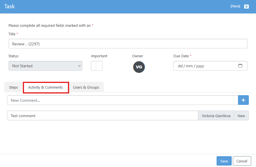 Task Maintenance 6