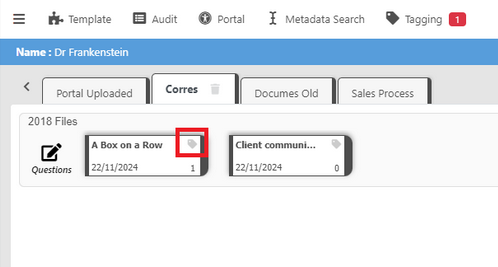 User defined tagging 43