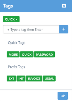 User defined tagging 44